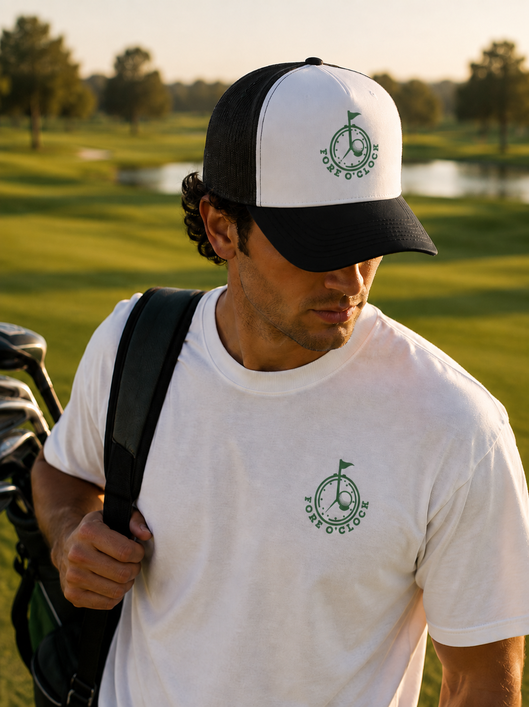 Fore O'Clock Trucker Cap