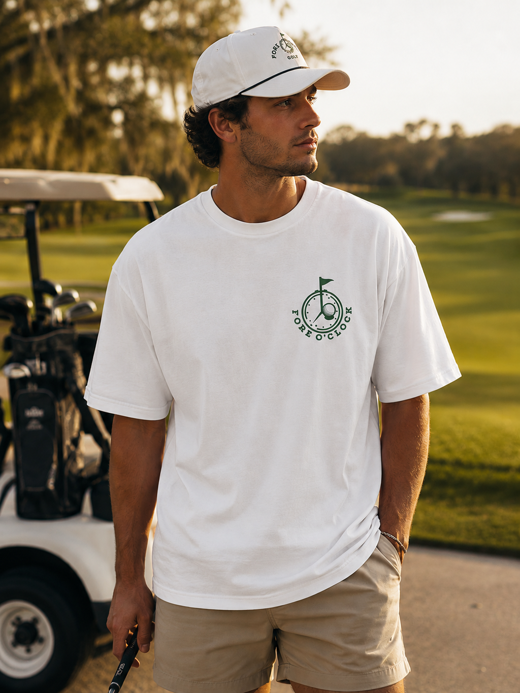 Fore O'Clock Boxy Tee