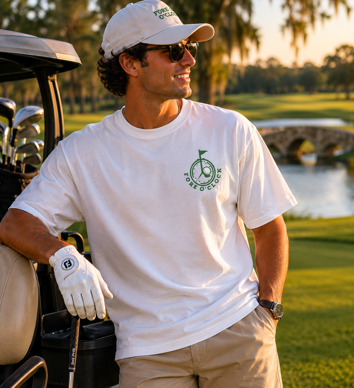 Fore O'Clock Softstyle Tee